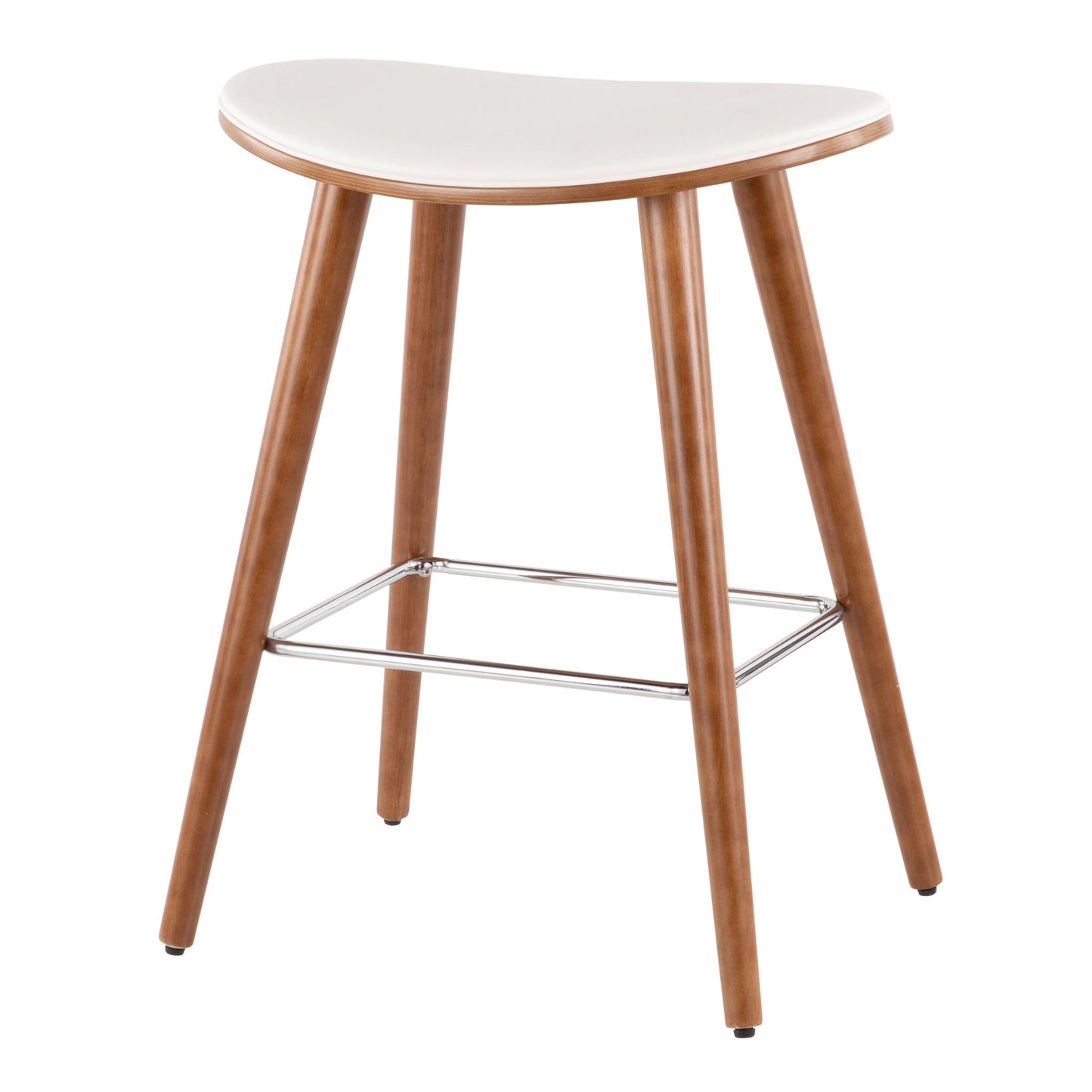 Saddle - Contemporary Counter Stool (Set of 2) Lumi Source