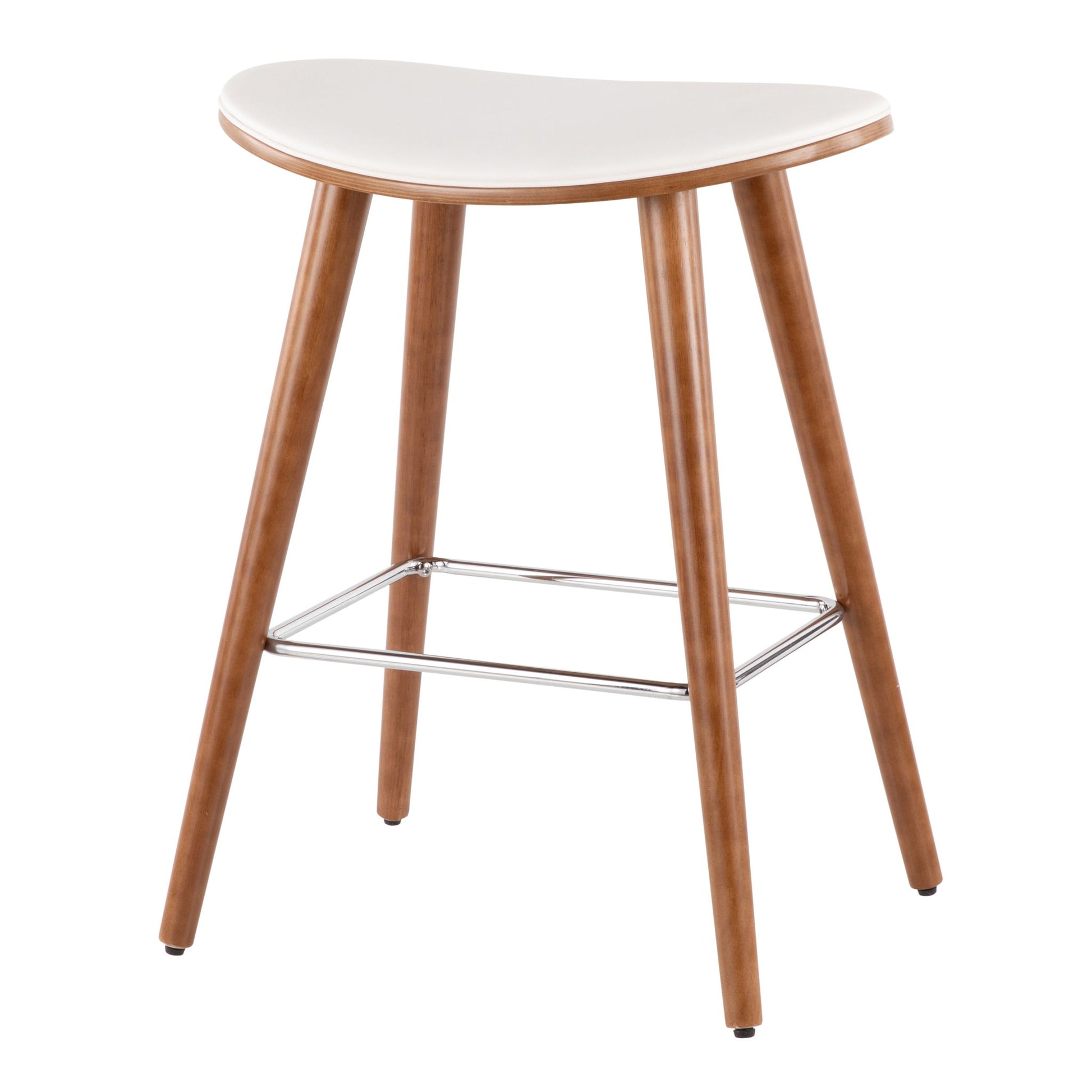 Saddle - Contemporary Counter Stool (Set of 2) Lumi Source