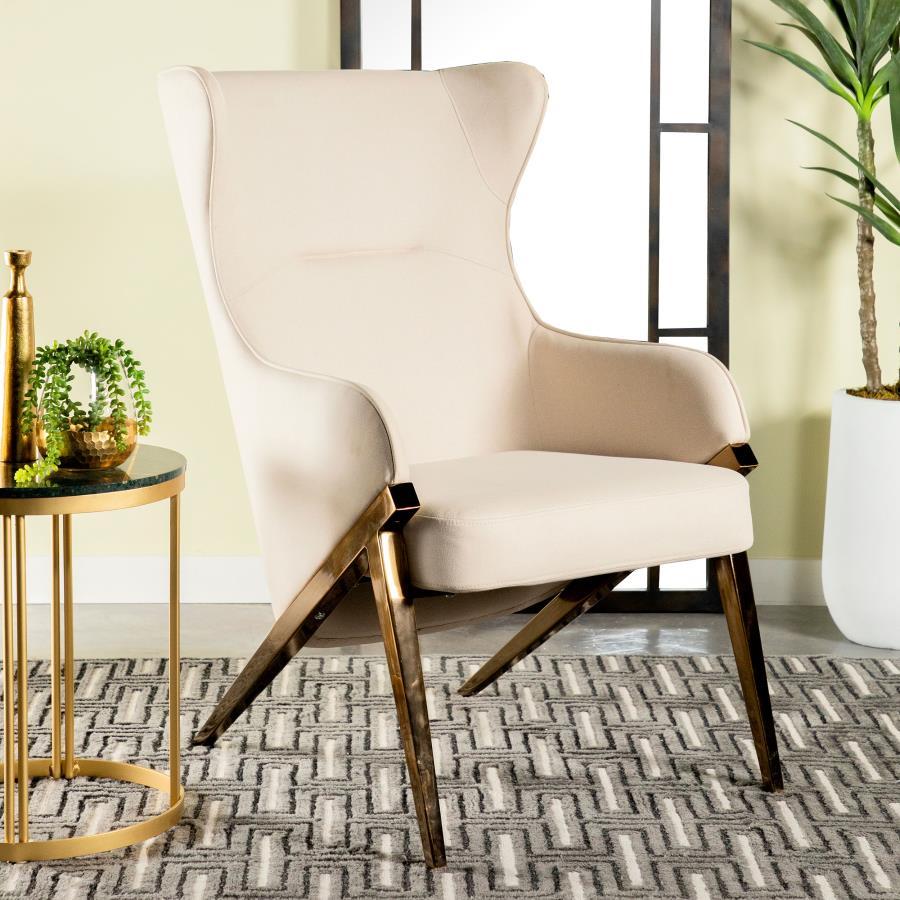Walker - Upholstered High Wingback Accent Chair CoasterElevations