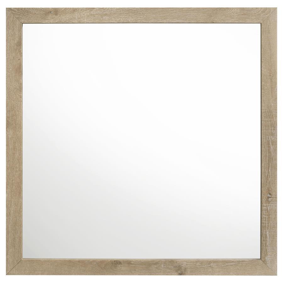 Oakglen - Dresser Mirror - Weathered Oak Coaster Fine Furniture