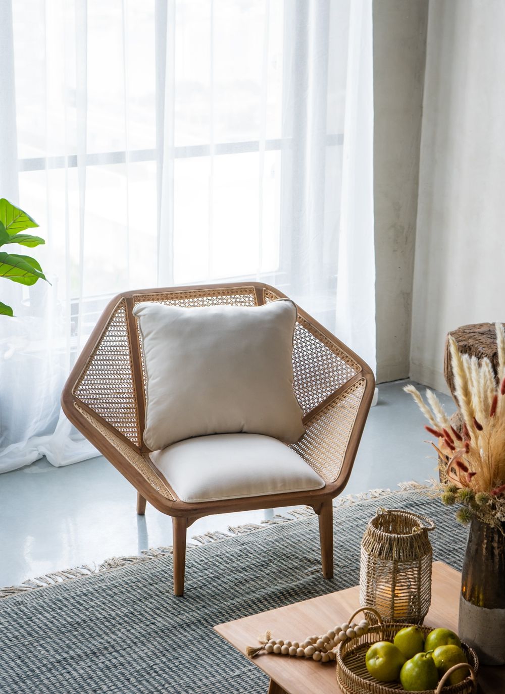 Tectona - Teak Leisure Chair - Natural Wood / Brown Home Essentials