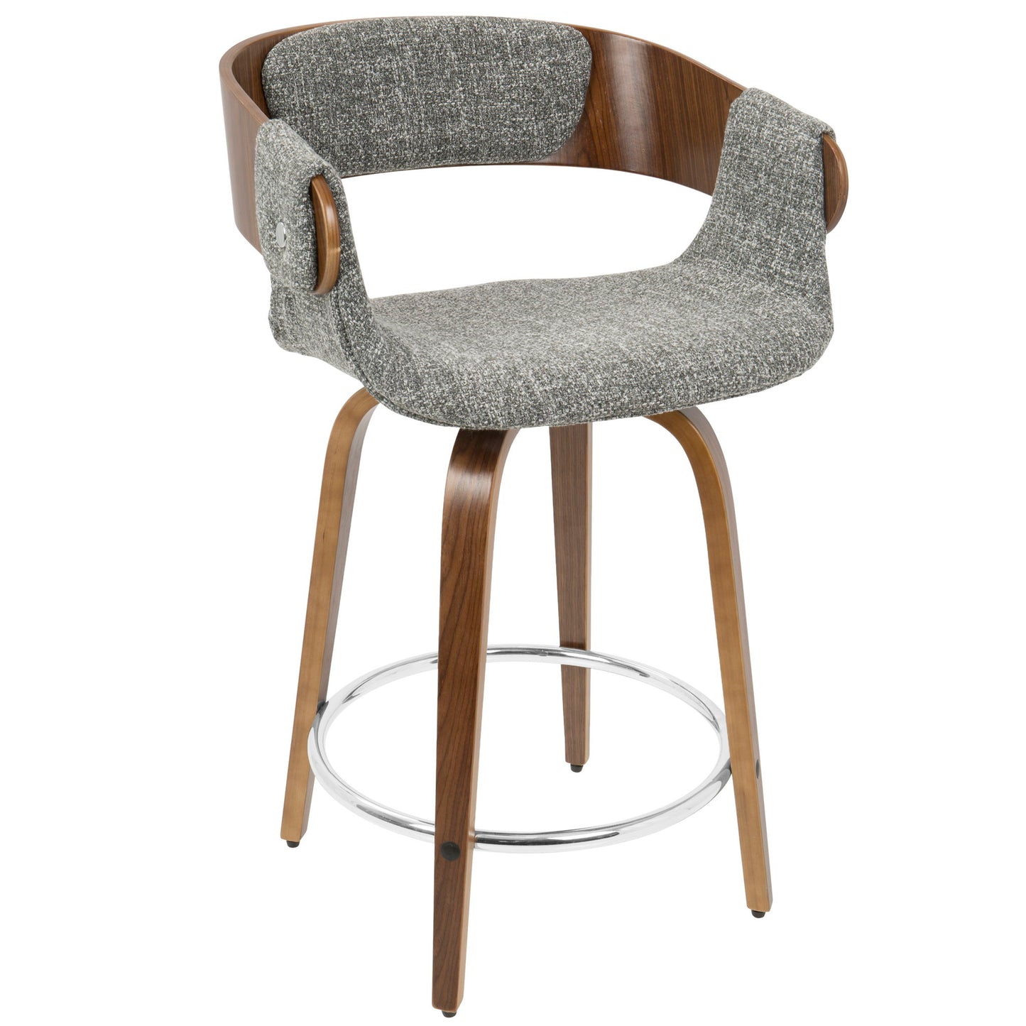 Elisa - Mid Century Modern Counter Stool (Set of 2) Lumi Source