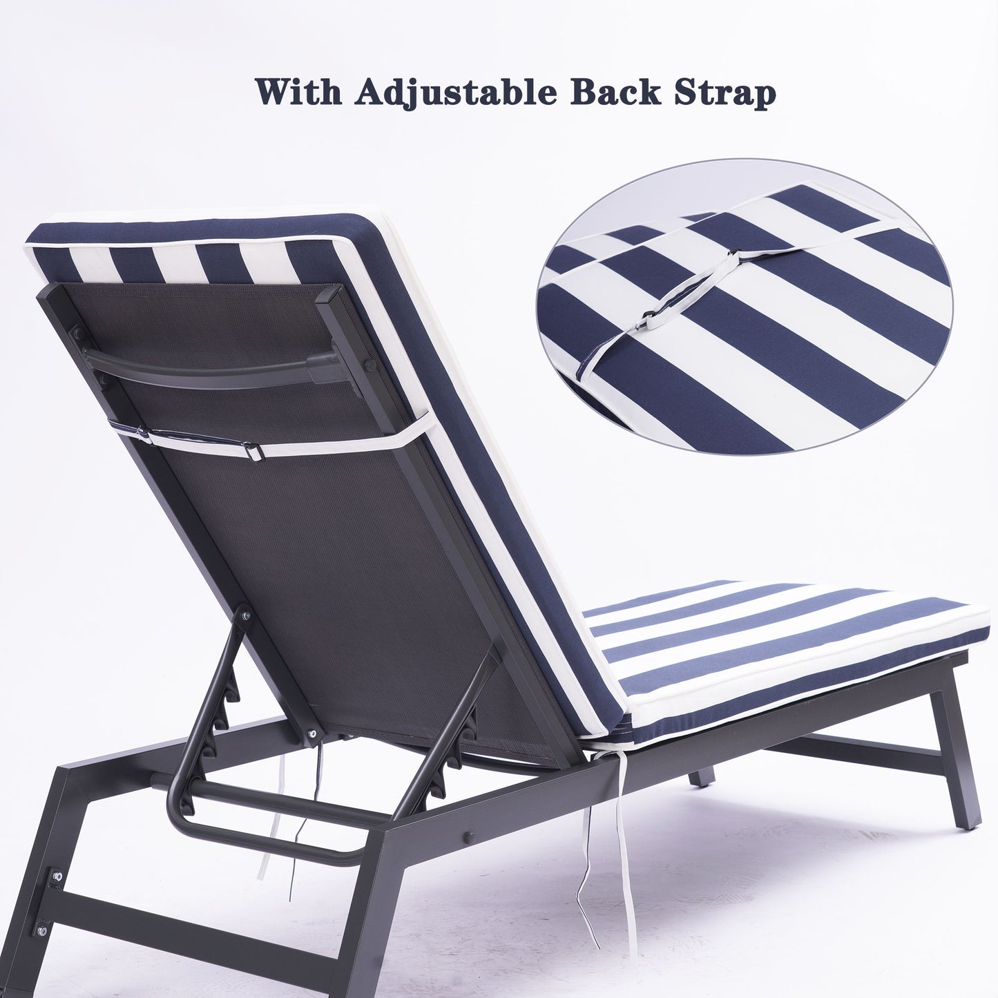 Outdoor Lounge Chair Cushion Replacement Patio Funiture Seat Cushion Chaise Lounge Cushion Home Essentials