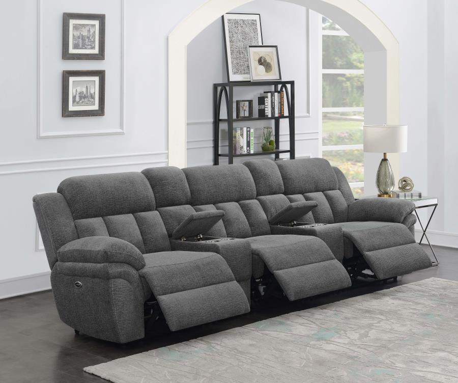 Bahrain - Upholstered Home Theater Seating CoasterEssence