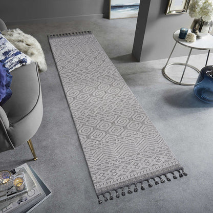 Guros - Trendy Geometric Indoor / Outdoor Rug Naar Rug