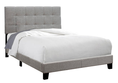 Bed, Upholstered, Frame Only, Transitional 8th Street