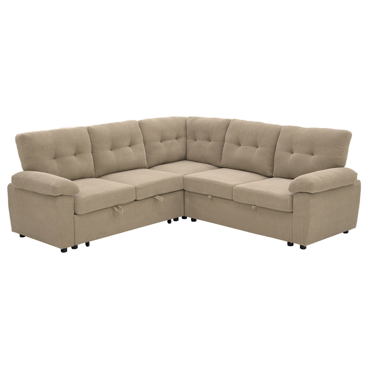 Convertible Sectional Sofa Bed & Pull Out Sleeper And Storage Home Essentials
