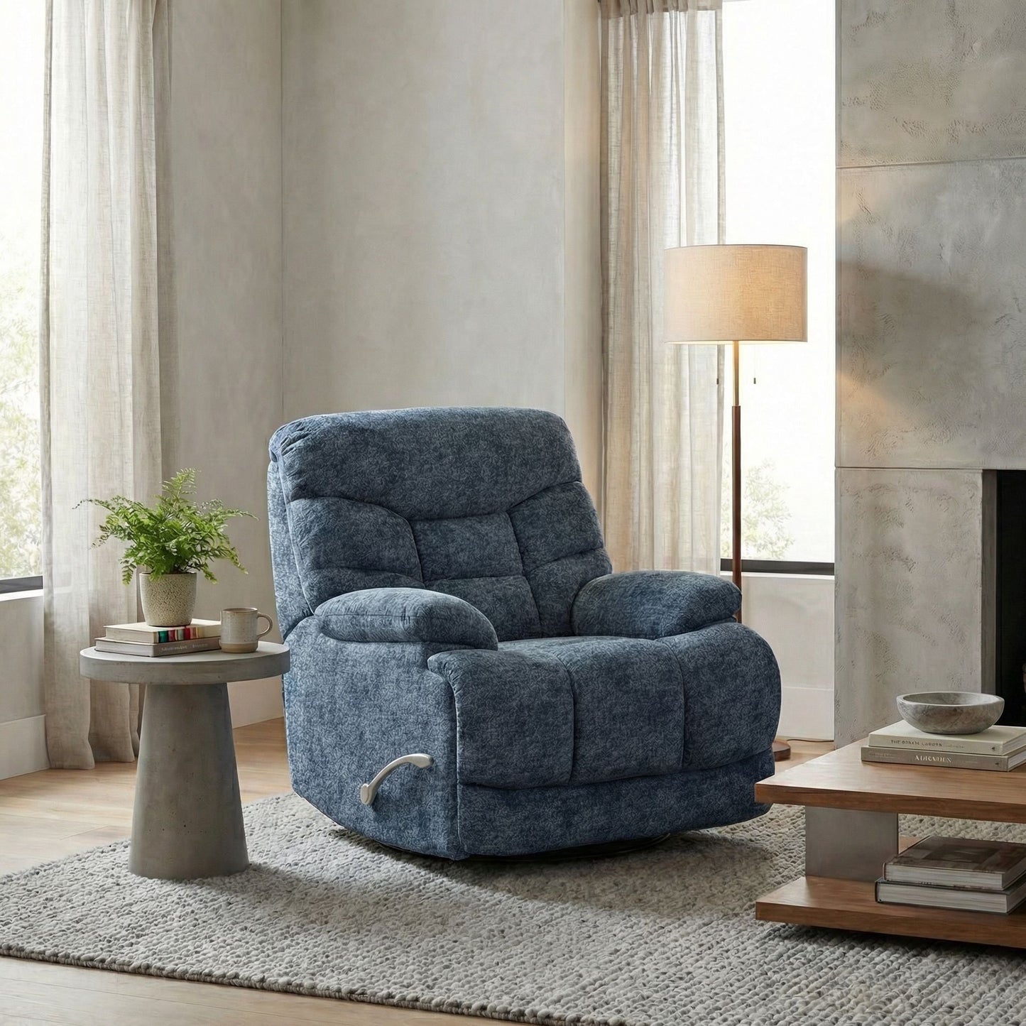 Swivel Glider Recliner Home Essentials