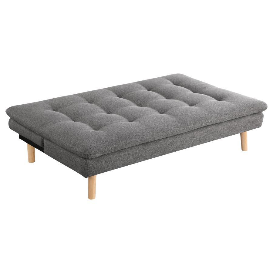 Scout - Upholstered Tufted Convertible Sofa Bed - Gray Coaster Fine Furniture