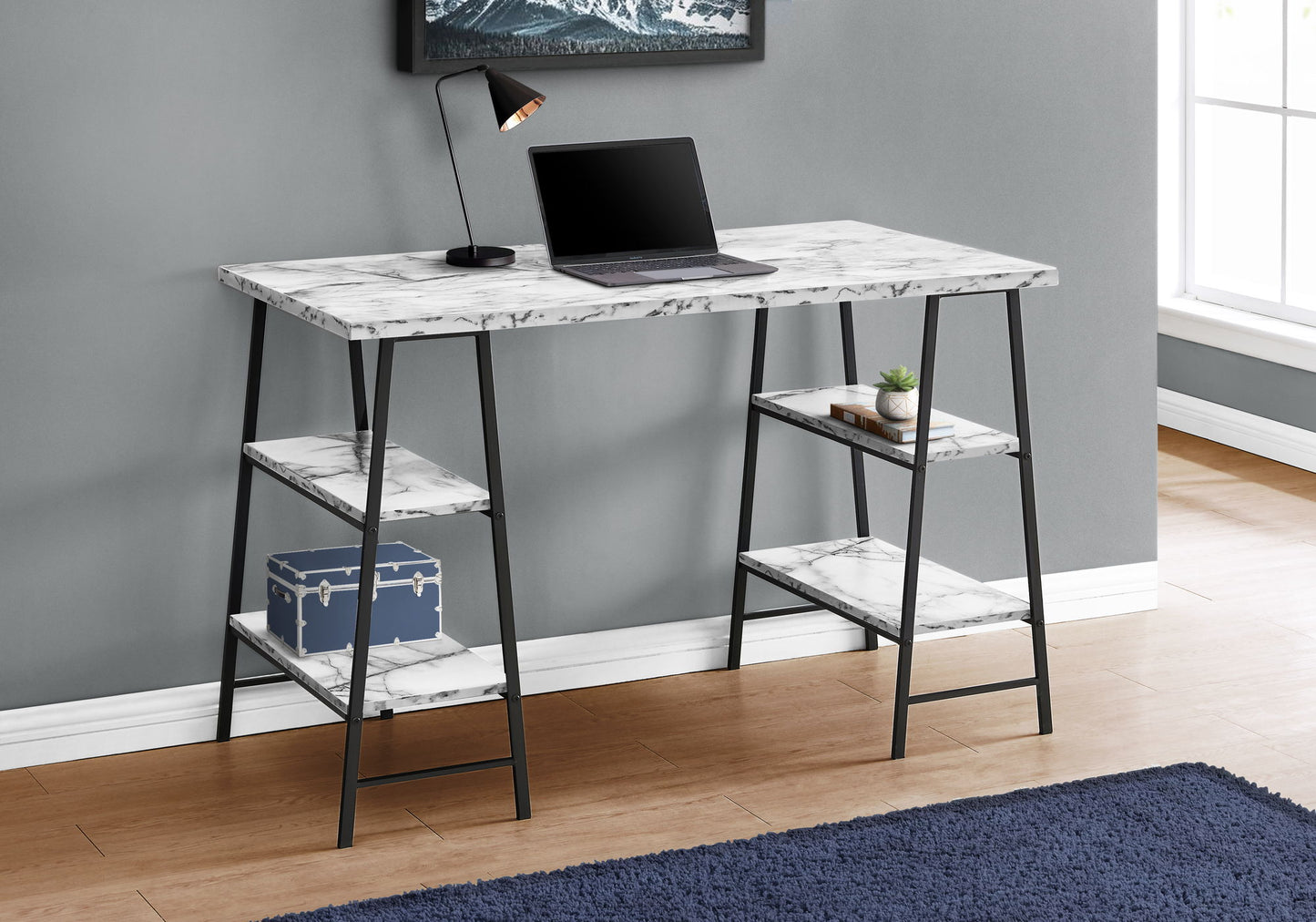 Computer Desk For Home Office, Laptop, Storage Shelves, Contemporary & Modern 8th Street