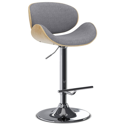 Marana - Handcrafted Bentwood Adjustable Swivel Bar Stool Simpli-Home