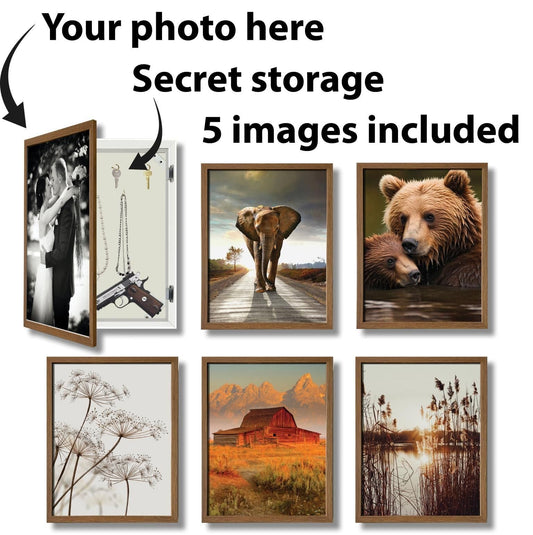Wildlife & Meadowscape - 17" x 21" Framed Wall Art Classy Art