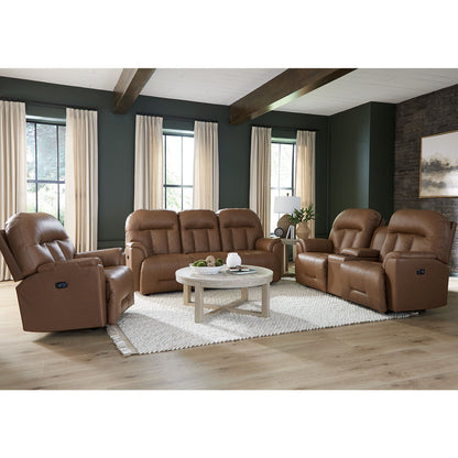 Suitably Power Reclining Sofa With Tilt Headrests
