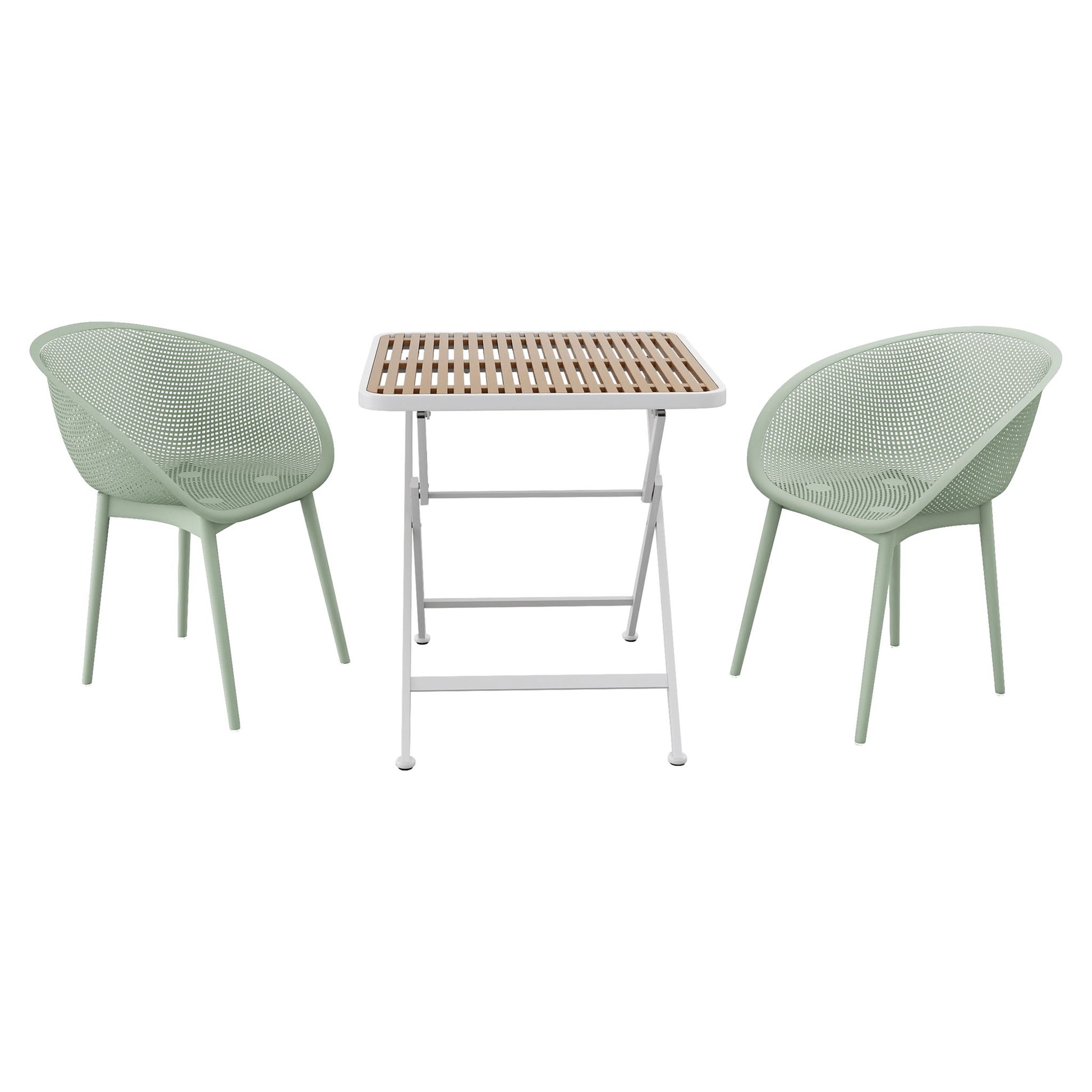 2 Pack Lounge Chair Set & Folding Square Table Home Essentials