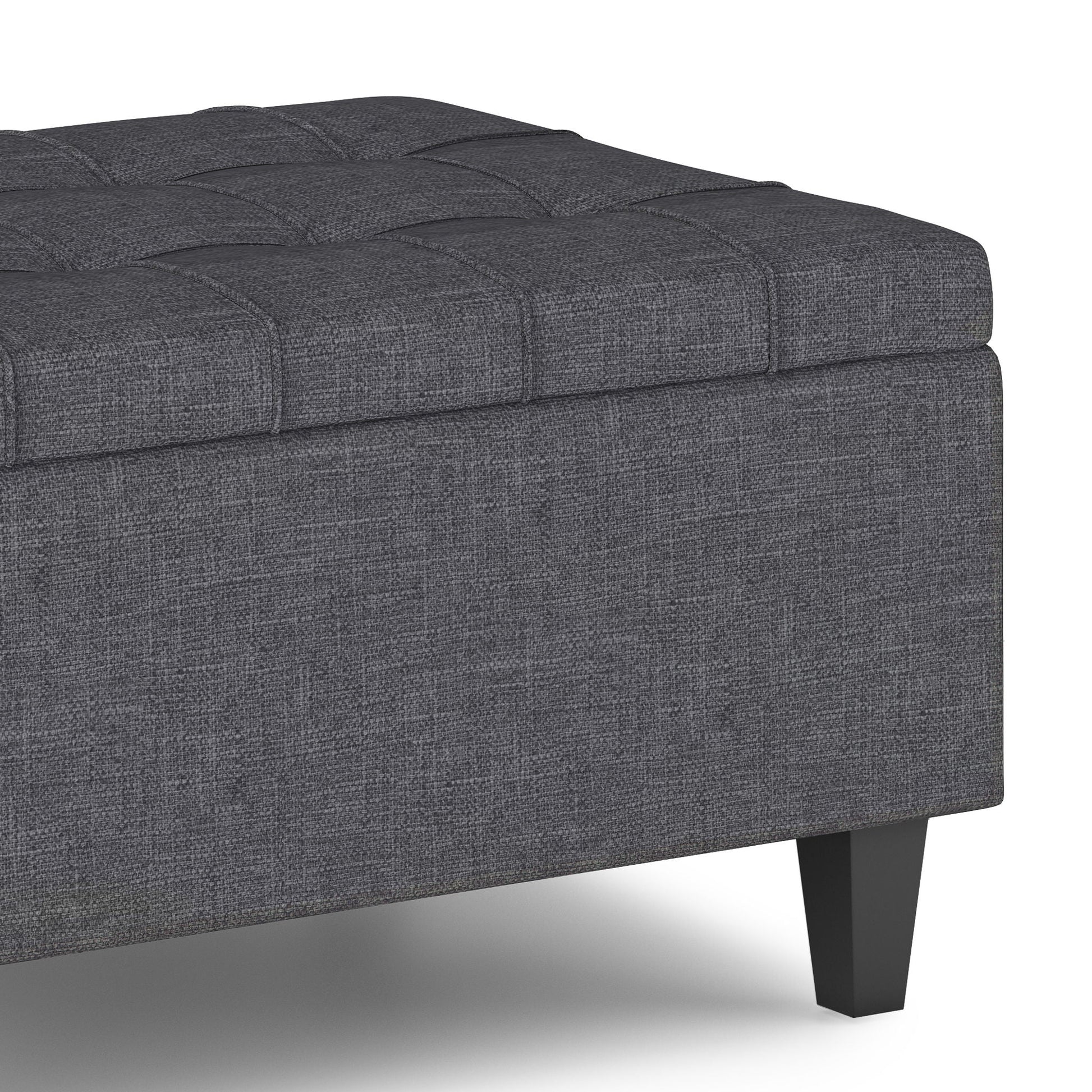 Harrison - Upholstered Coffee Table Storage Ottoman Simpli-Home