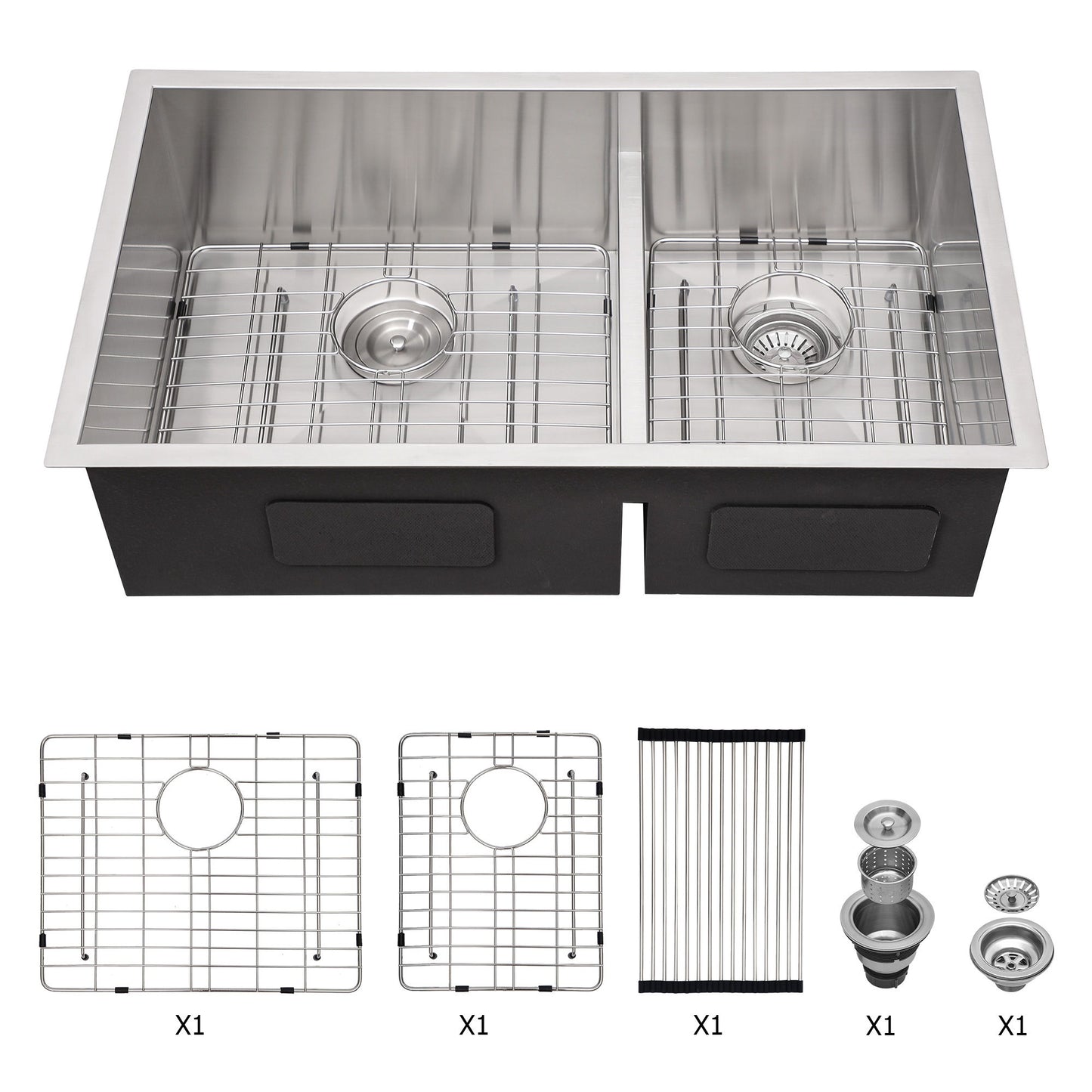Modern Double Bowl Undermount Sink Design With 10" Deep Basins Daily Nest