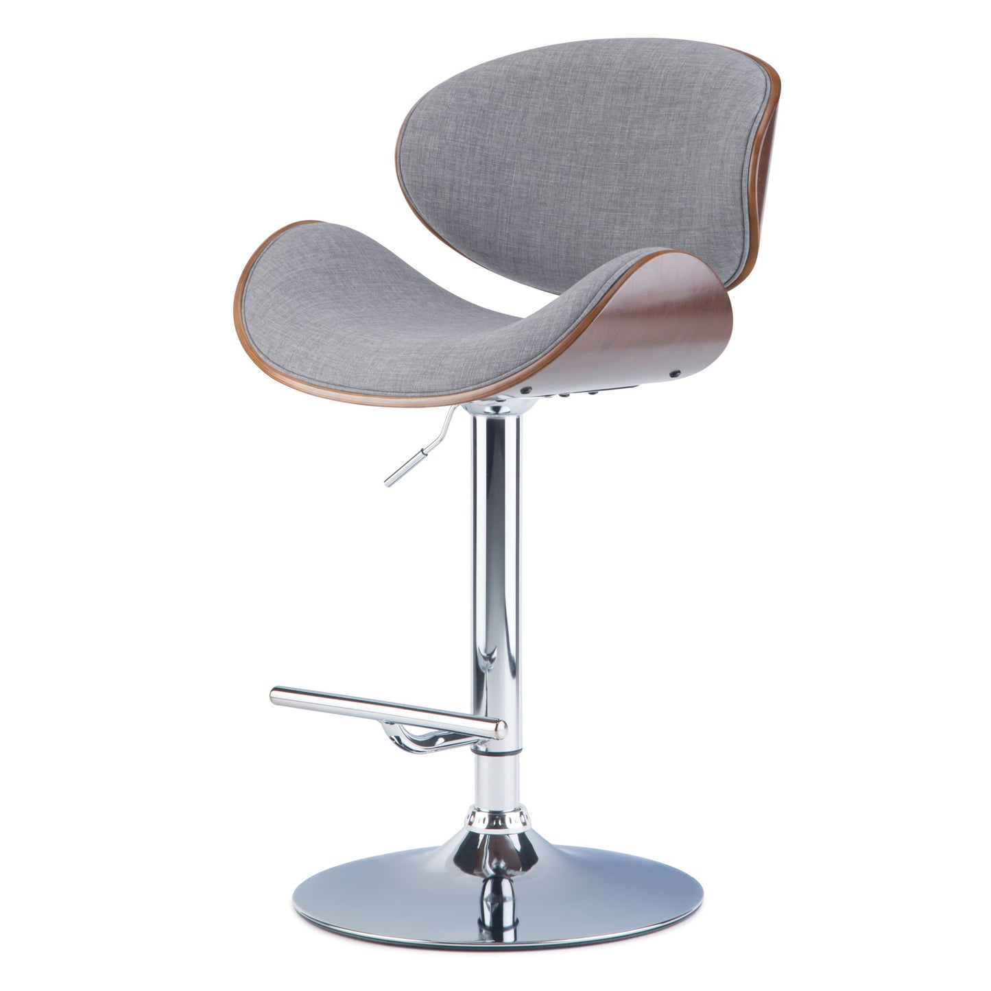 Marana - Multifunctional Handcrafted Bentwood Adjustable Swivel Bar Stool Simpli-Home