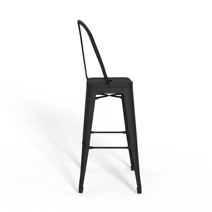 Fletcher - Handcrafted Metal Stool (Set of 2) Simpli-Home