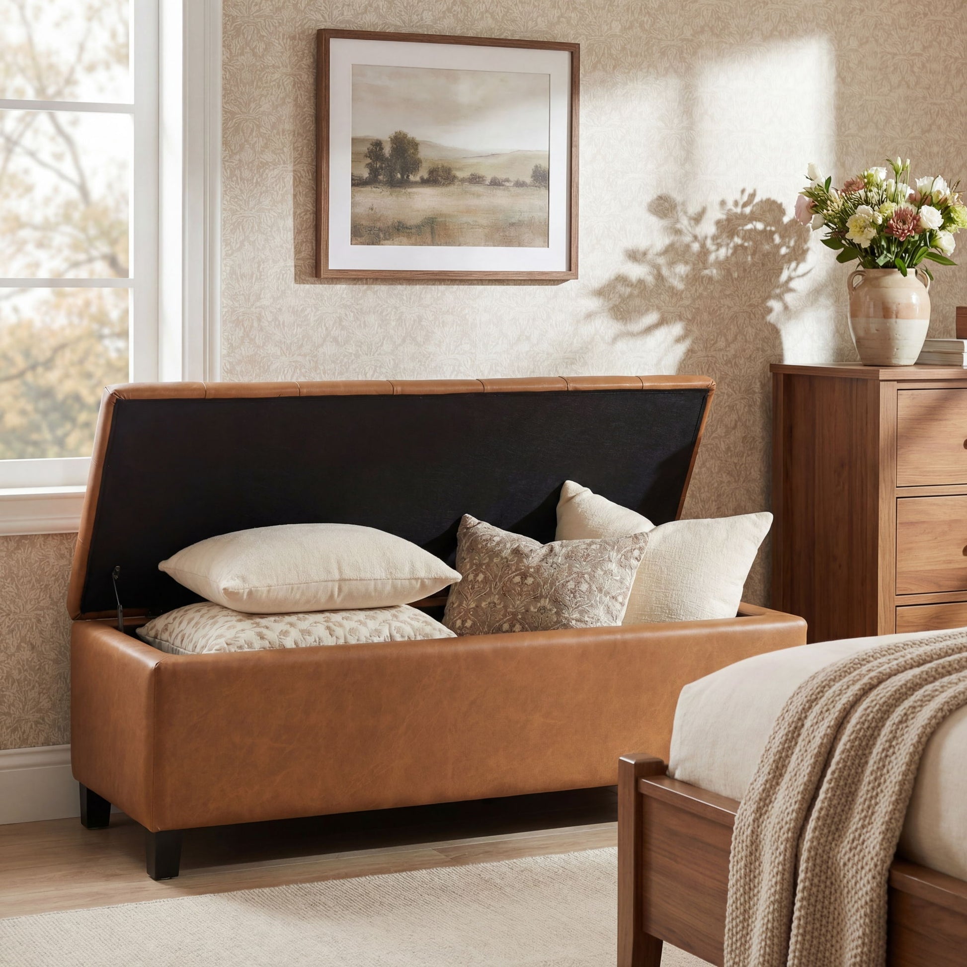 Ottoman Storage Bench Noble House