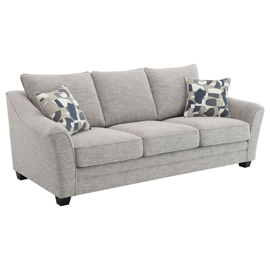 Mingle ] Upholstered Sofa - Light Gray Furniture Max
