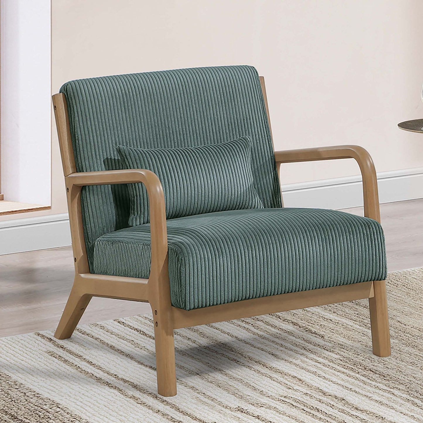 Accent Chair With Plush Cushion Home Essentials