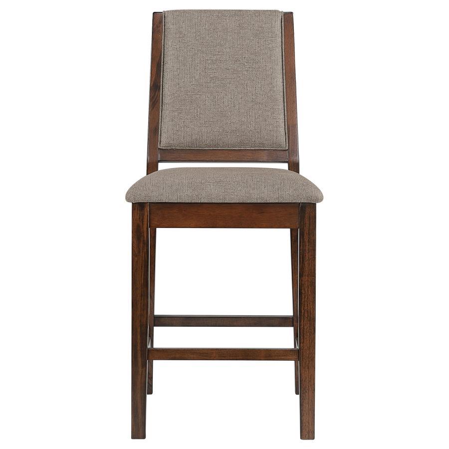 Patterson - Upholstered Counter Chair (Set of 2) - Mango Oak CoasterEveryday