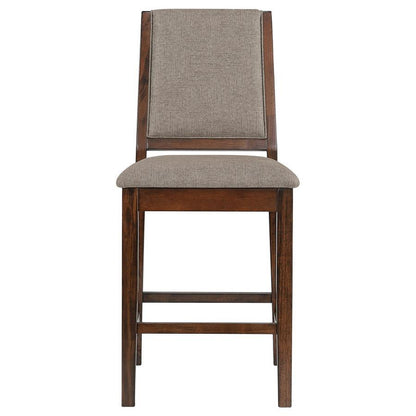 Patterson - Upholstered Counter Chair (Set of 2) - Mango Oak CoasterEveryday