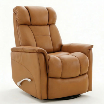 Bentley - Swivel Glider Recliner With Manual Adjustable Headrest & Footrest Home Essentials