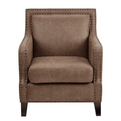 Shasta - Accent Chair With And Nail Buttons - Brown JLA