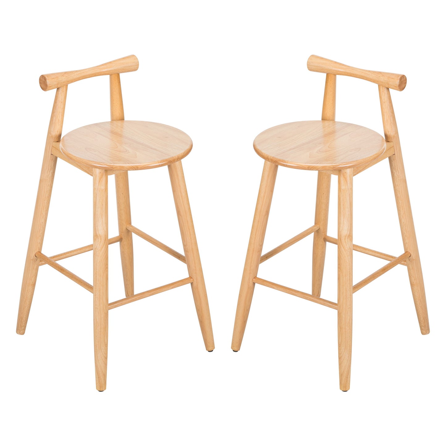 Grove - Indoor Barstool (Set of 2) - Natural Noble House