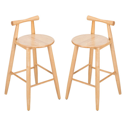 Grove - Indoor Barstool (Set of 2) - Natural Noble House