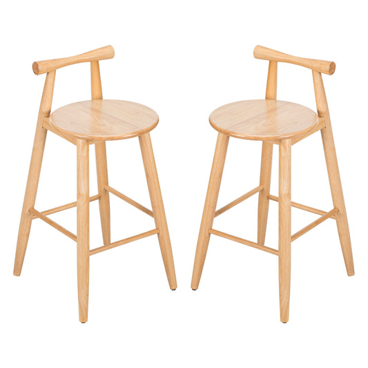 Grove - Indoor Barstool (Set of 2) - Natural Noble House