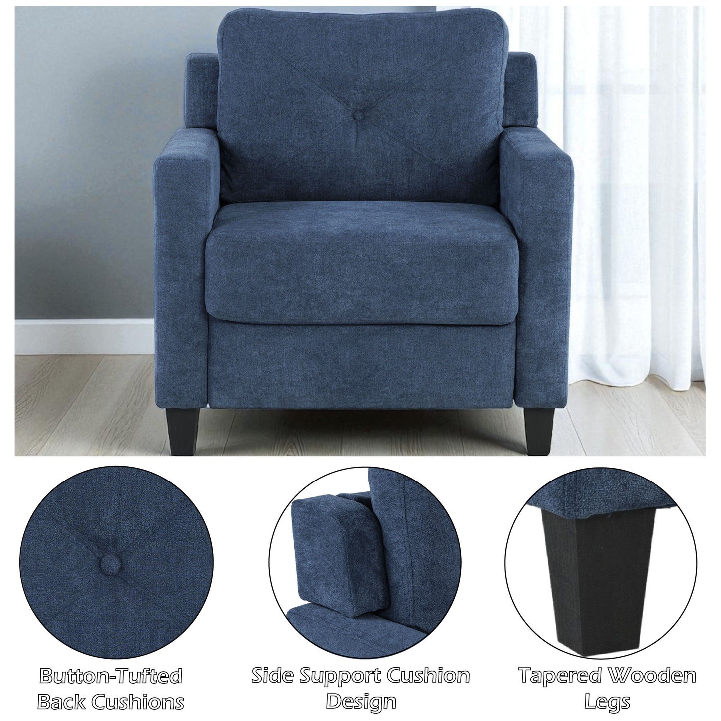 Chair - Navy Acme