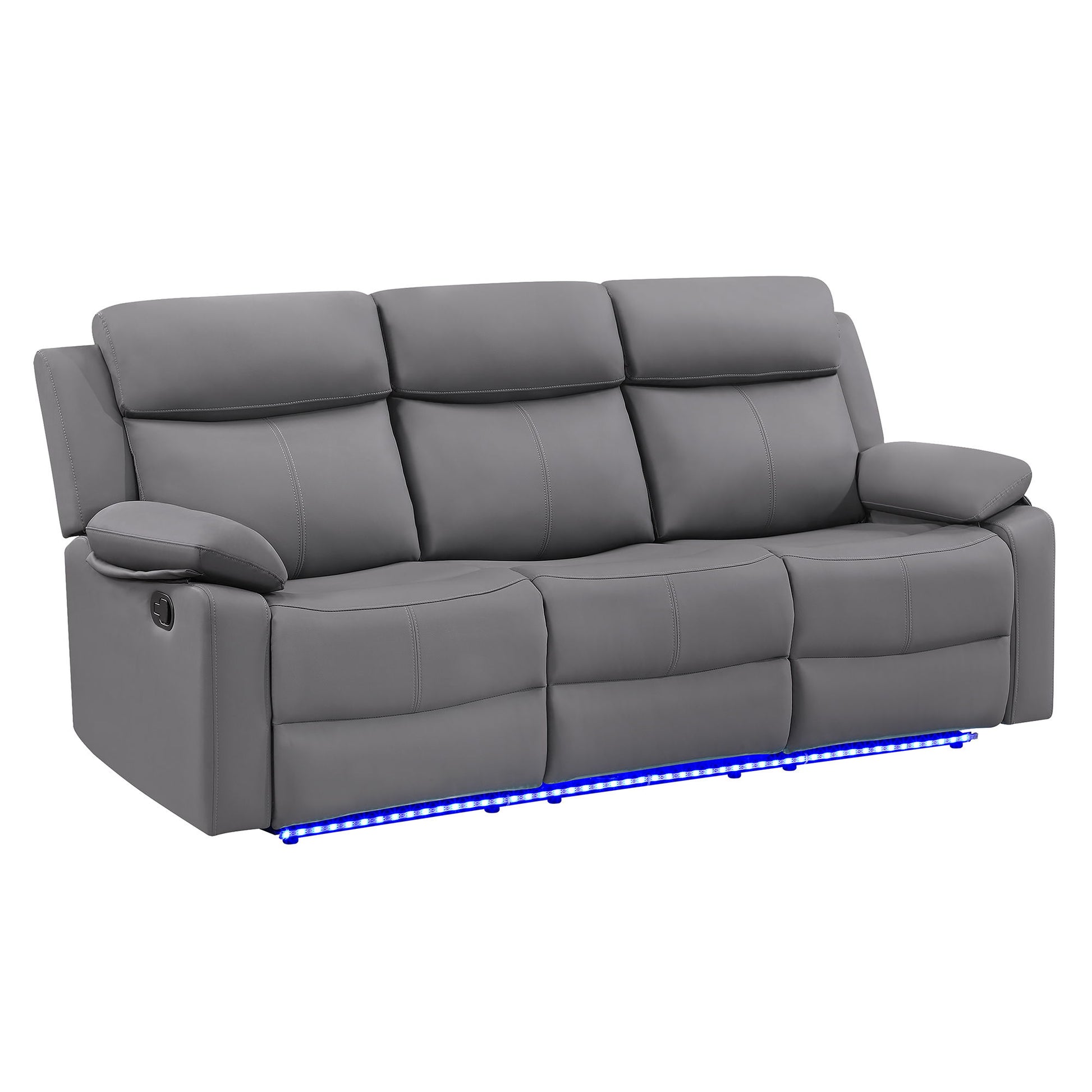 Blanche - Reclining Sofa With LED Lights Global Furniture USA