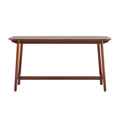 Mid-Century Modern Dining Table With Trestle Base Walker Edison