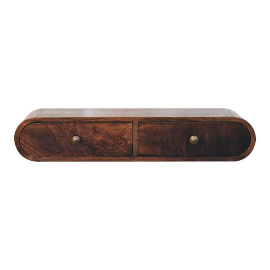 Wall Mounted Console Table - Walnut Artisan Furniture