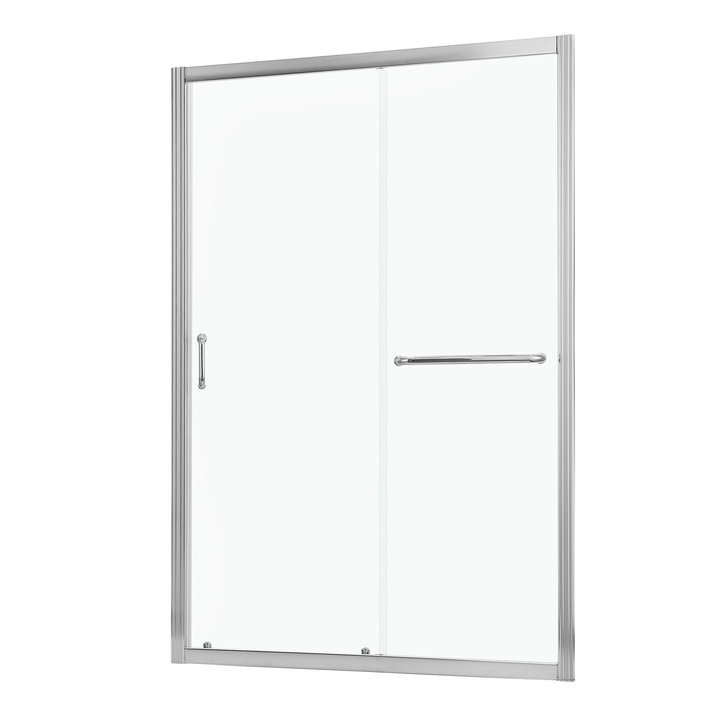 Single Sliding Bypass Shower Door, Tempered Glass Enclosure Daily Nest