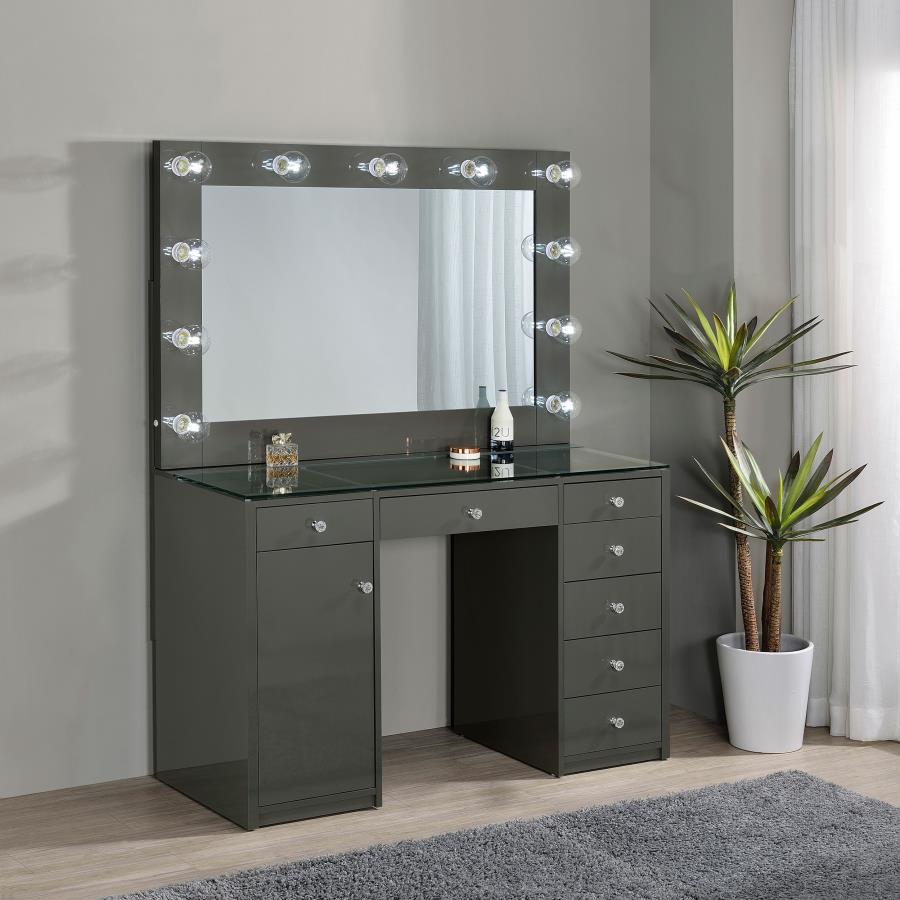 Acena - 7-Drawer Vanity Set With Lighting CoasterEssence