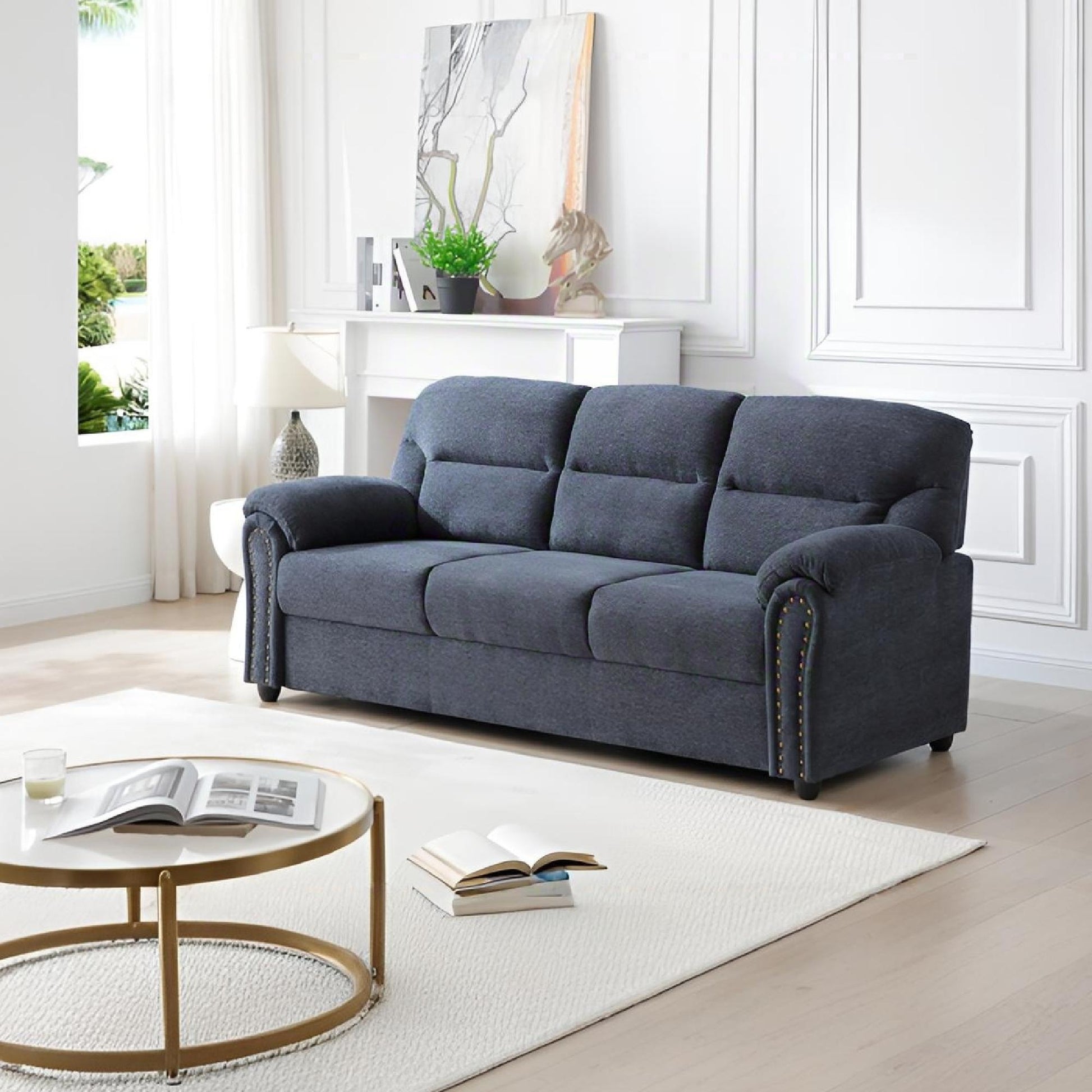 Hamilton - Sofa With Nailhead Trim Glory Furniture