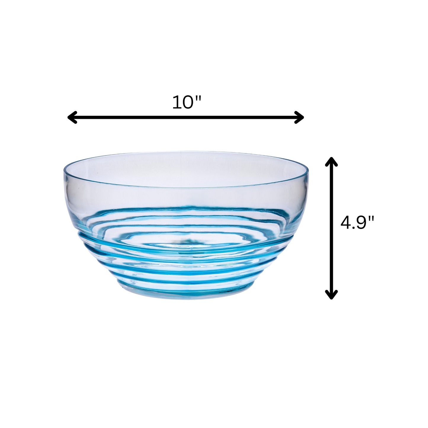 Swirl Acrylic Serving Bowls, Unbreakable Daily Nest