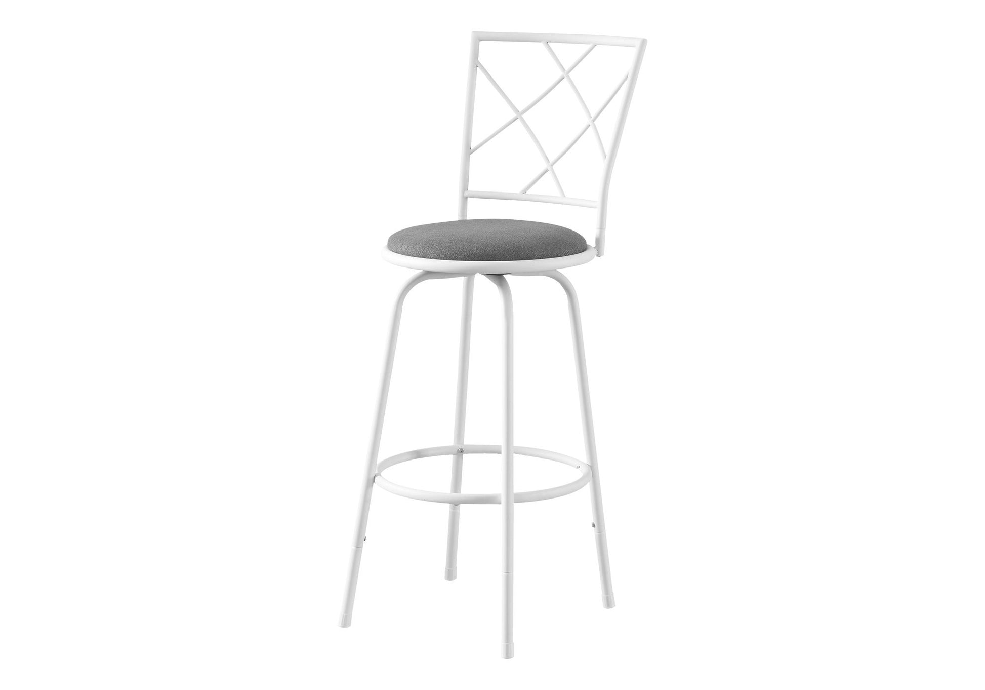 Swivel Stool Bar Height, Contemporary & Modern Style (Set of 2) 8th Street