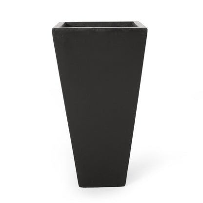 Outdoor Modern Cast Stone Planter Noble House