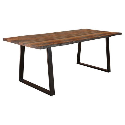 Ditman - Live Edge Dining Table - Gray Sheesham CoasterElevations