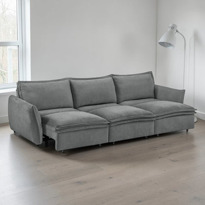 Eaden - Power Sofa With Sleeper - Gray Acme