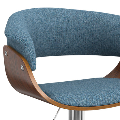 Sheldon - Upholstered Adjustable Swivel Bar Stool Simpli-Home