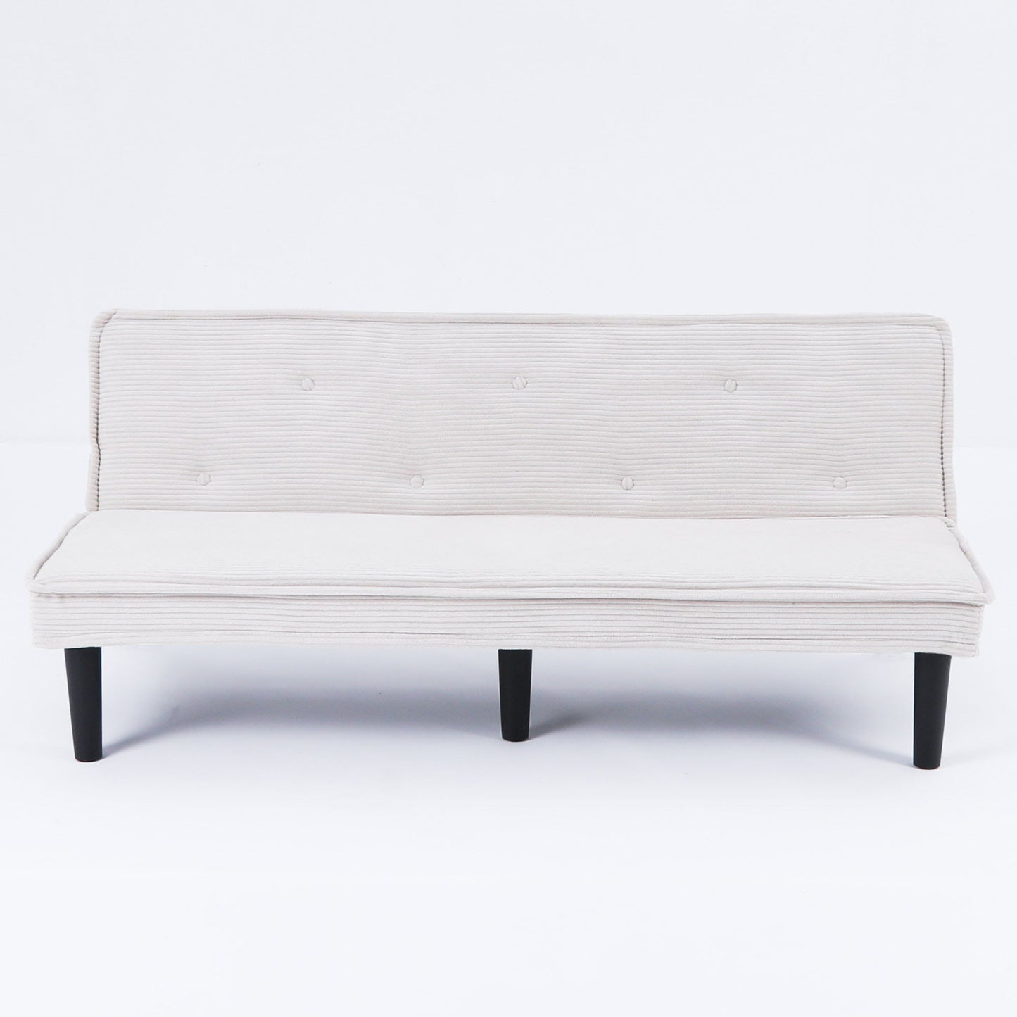Versatile Corduroy Sofa Bed With Solid Wood Frame Home Essentials