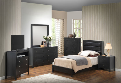 Transitional Modern Design Bed Glory Furniture
