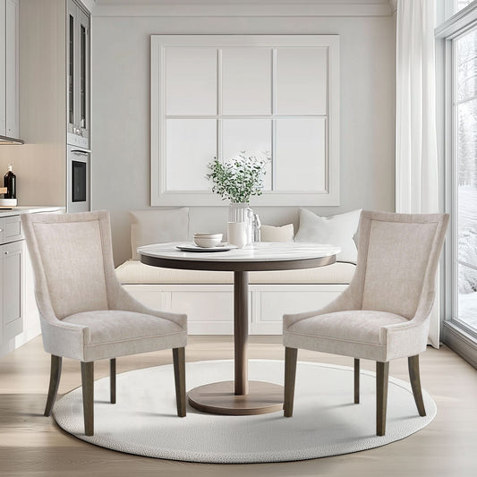 Ultra - Dining Side Chair (Set of 2) - Cream - Snoozhouse