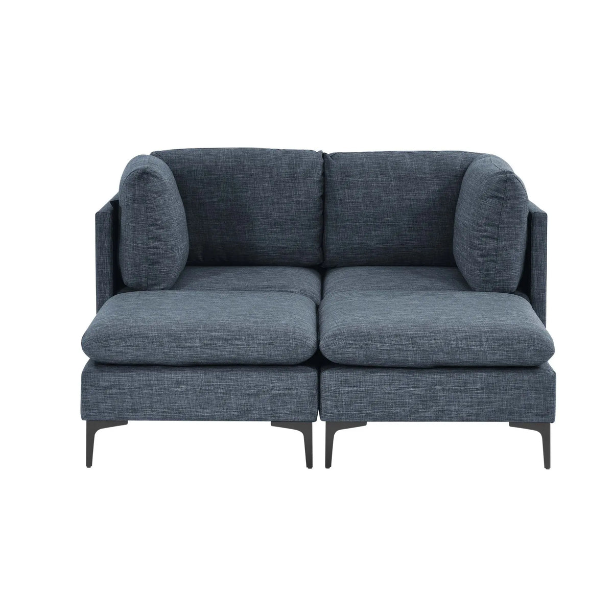 Upholstered Modular Sectional & Tall Legs Home Essentials