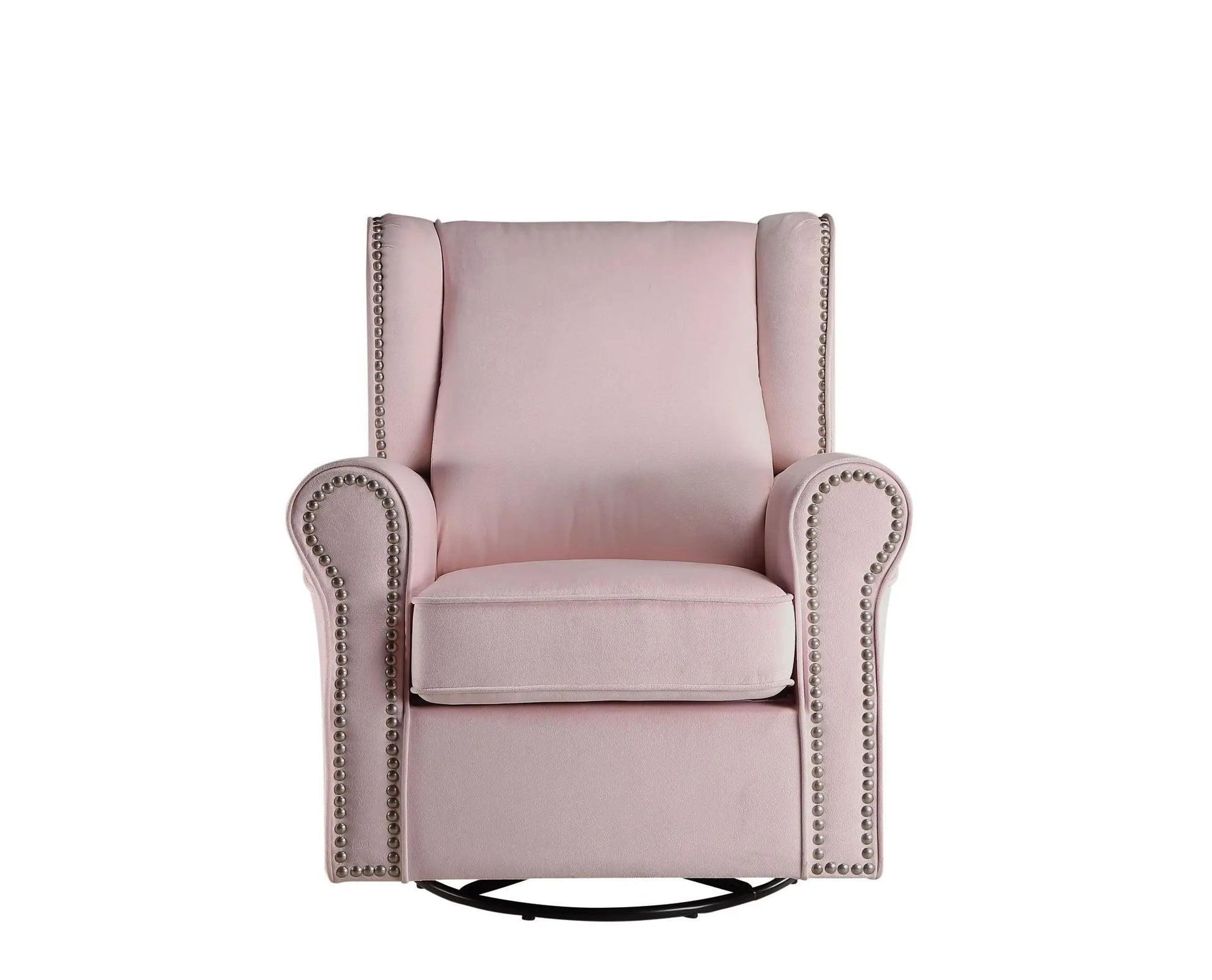 Tamaki - Glider Chair With Swivel - Pink Acme